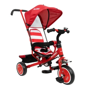 TRICYCLE POUSSETTE EVOLUTIF ROUGE -MON BEBE
