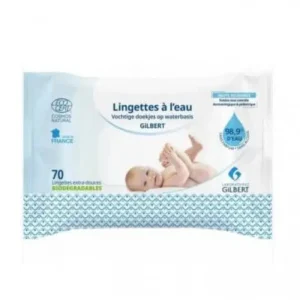 Lingettes à l&rsquo;eau 70 unités – Gilbert