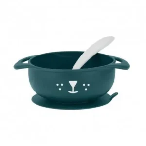 Coffret Repas Bol Cuillere TAST&rsquo;ISY Chien Bleu – Babymoov