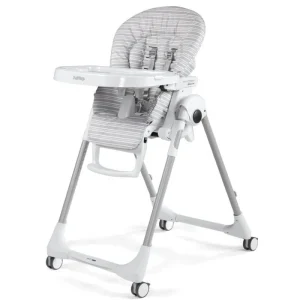 Chaise haute Prima Pappa Follow Me gris (linear grey)