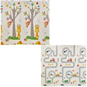 Tapis de jeu fantaisie 200×180×1.5 – MS – Pliable et imperméable bébé