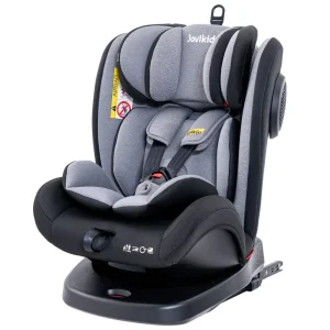 Jovikids Angela – Siège auto rotatif Isofix Noir