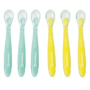 Lot de 6 cuillères en silicone – Badabulle