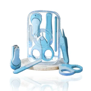 Petit Bout’chou Kit de Manucure Bébé 4-en-1 Bleu