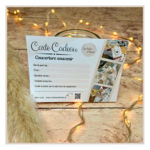 – Les cartes cadeaux – Confections Souvenirs –