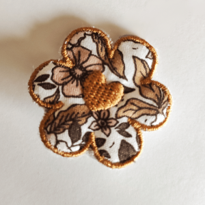 Broche fleur 70&rsquo;s