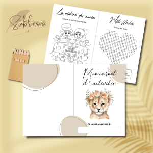 Carnet d’activités pour enfant