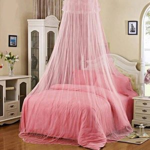 Ciel De Lit Adulte Blanc Rose