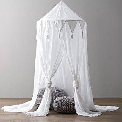 Ciel De Lit Avec Pompon