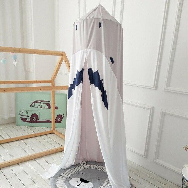 Ciel De Lit Bébé Blanc Et Gris – Image 2