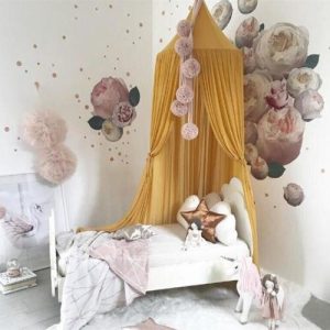 Ciel De Lit Bébé Moutarde