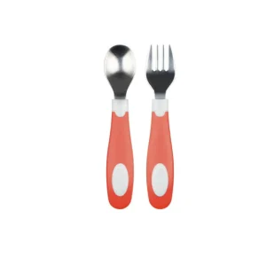 Dr Brown&rsquo;s Set couverts en inox 12m+ Corail