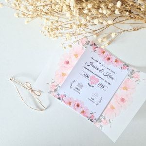 Faire part de mariage – Miranda rose