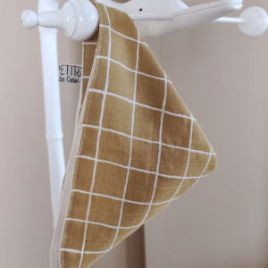 Le Foulard bavoir moutarde