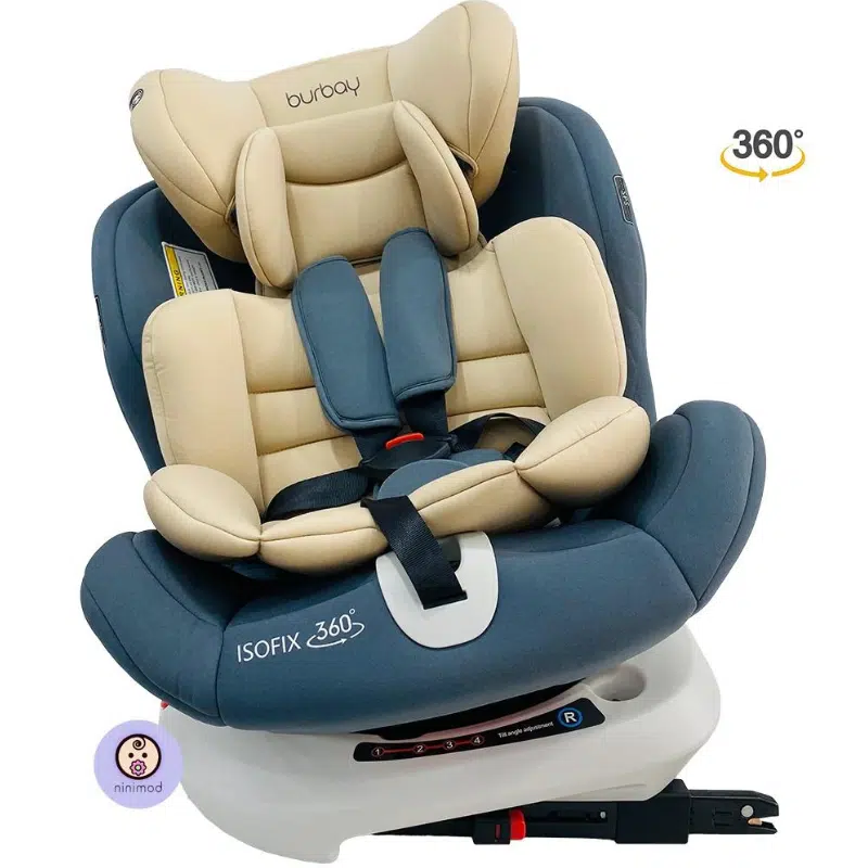 Siège auto Isofix 360 beige – Burbay – Image 2