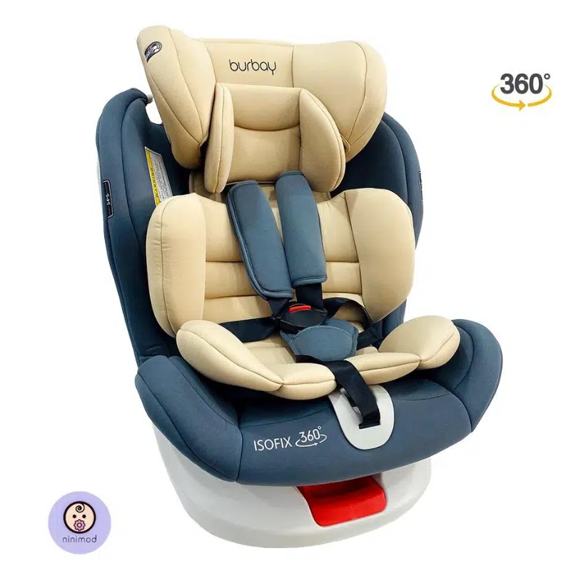 Siège auto Isofix 360 beige – Burbay