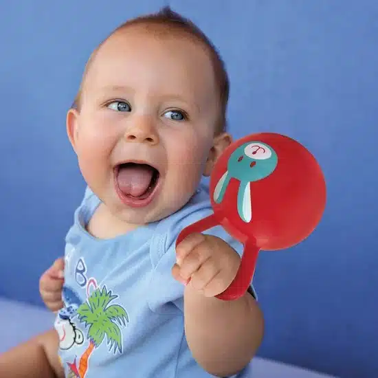 Hochet Balle Multicolore Ludi – Éveil Bébé Ludique et Sûr – Image 4