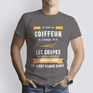 T-shirt – je suis un coiffeur (Copie)