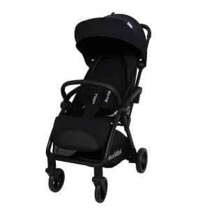 POUSSETTE AUTO-PLIANTE NOIR – MON BÉBÉ