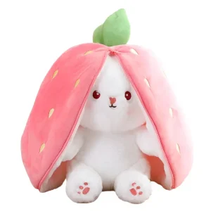 Peluche Lapin Fraise