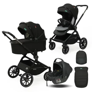 Poussette 3 en 1 Kidilo – Noir