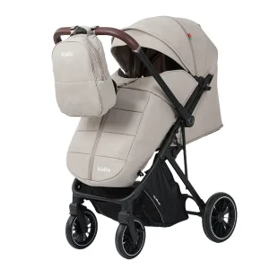 Poussette Valise Réversible Kidilo – Beige