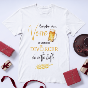 T-shirt – Remplis mon verre je viens de divorcer