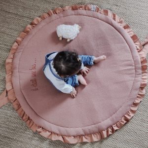Le tapis d&rsquo;éveil rond rose