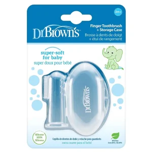 Brosse à dents en silicone avec étui (poussé dentaire)